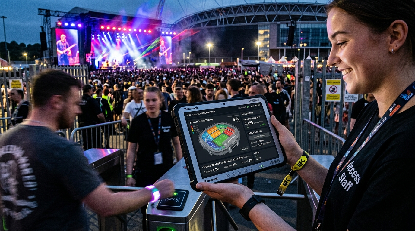 Event gate and stadium operations workspace