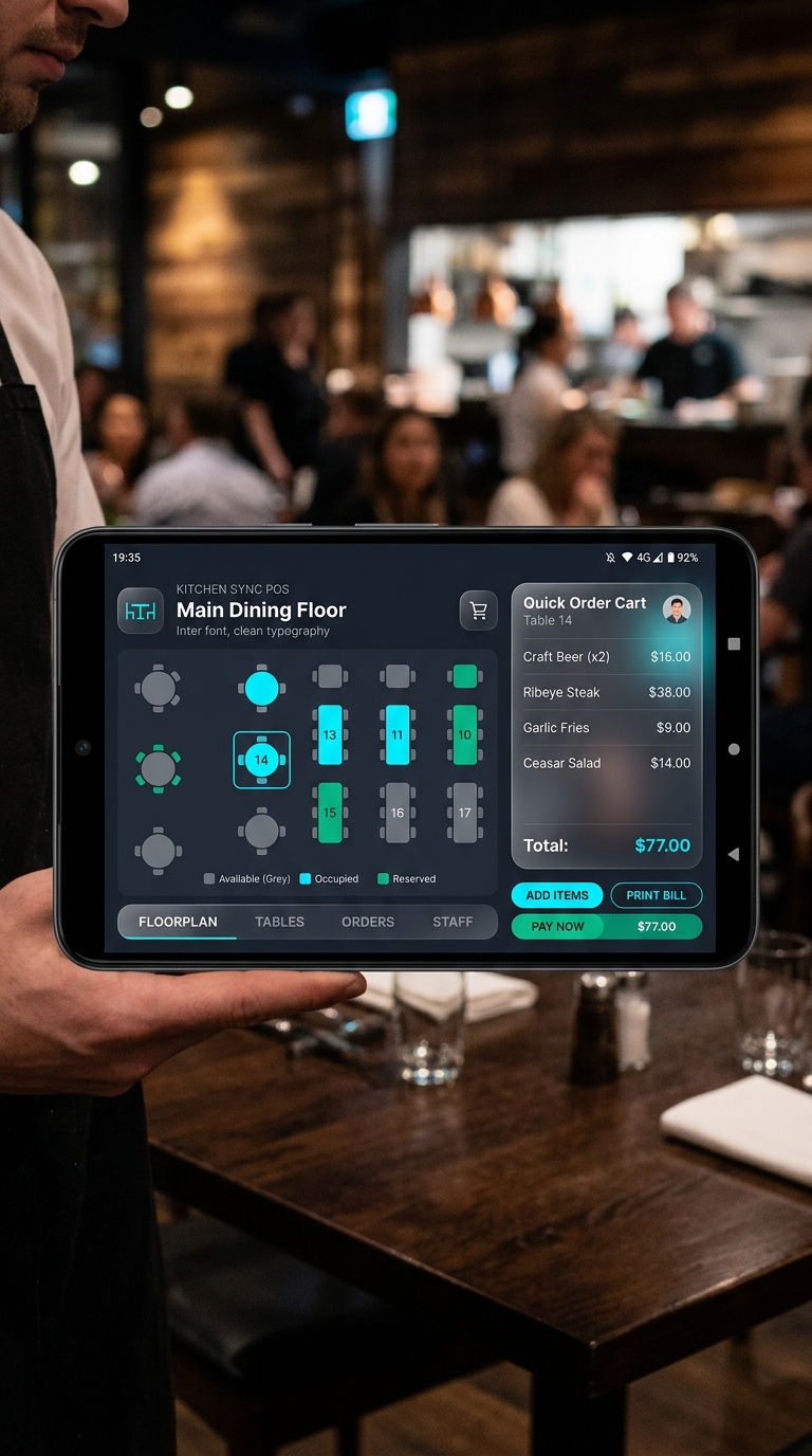 Android Floor Plan Screenshot UI