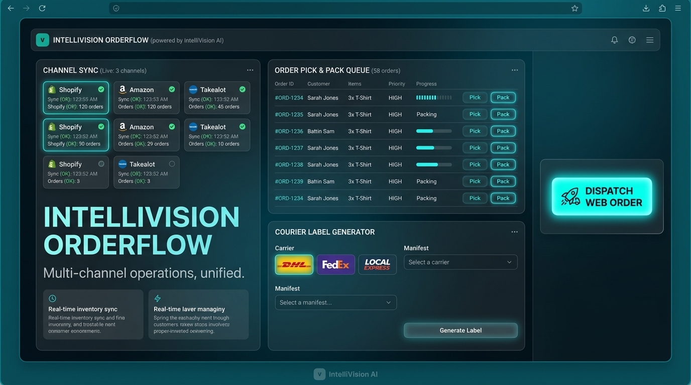 IntelliVision Ecommerce Hero UI