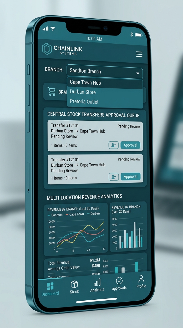 Multi Branch Mobile UI