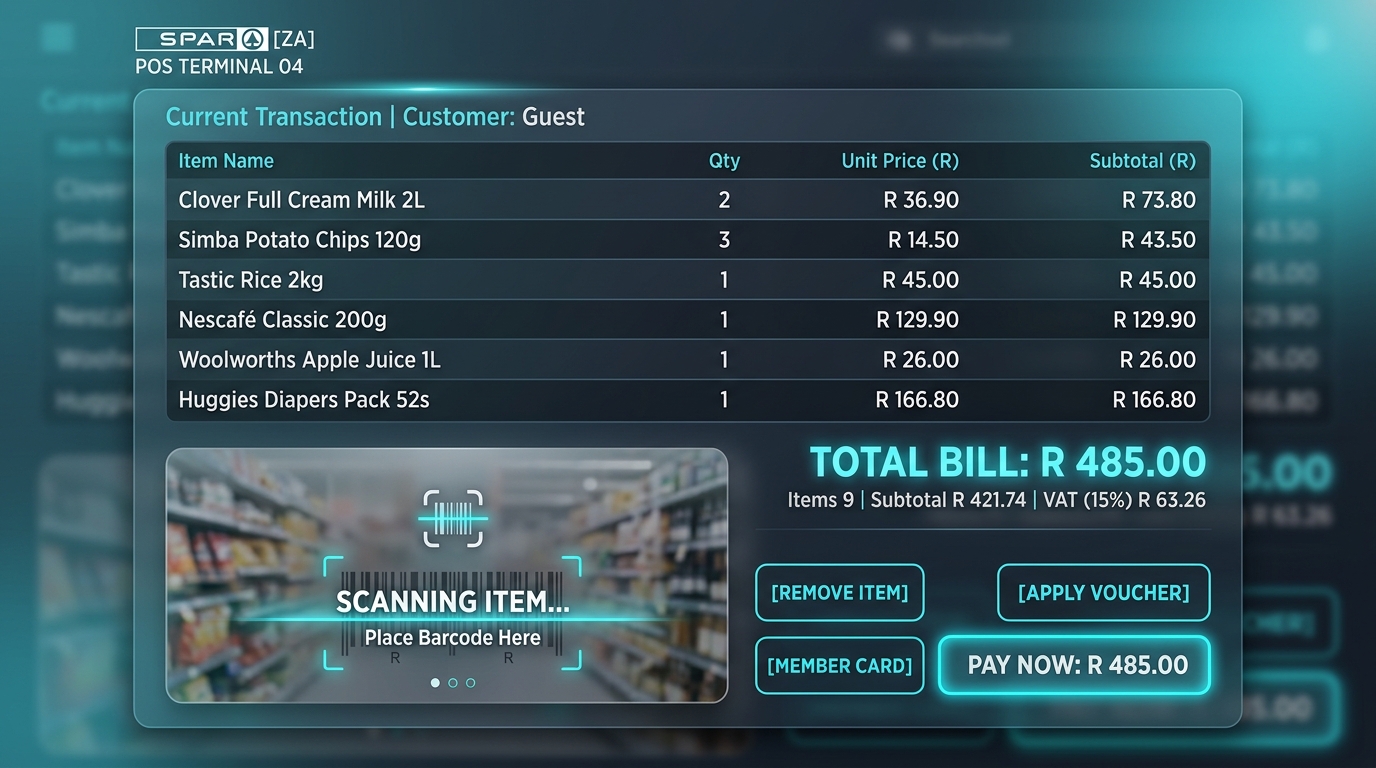 Retail Supermarket POS UI