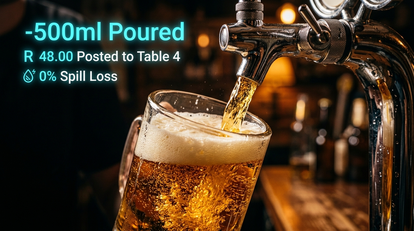 Frame 3 - every pour measured at the bar